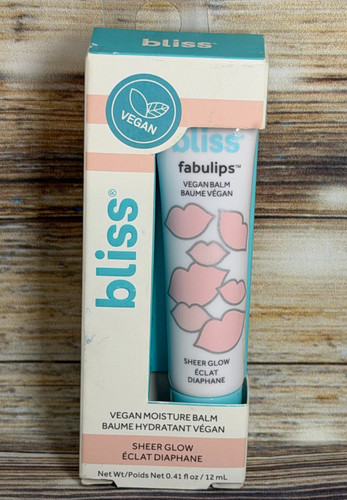 Bliss sheer glow fabulips - sheer,